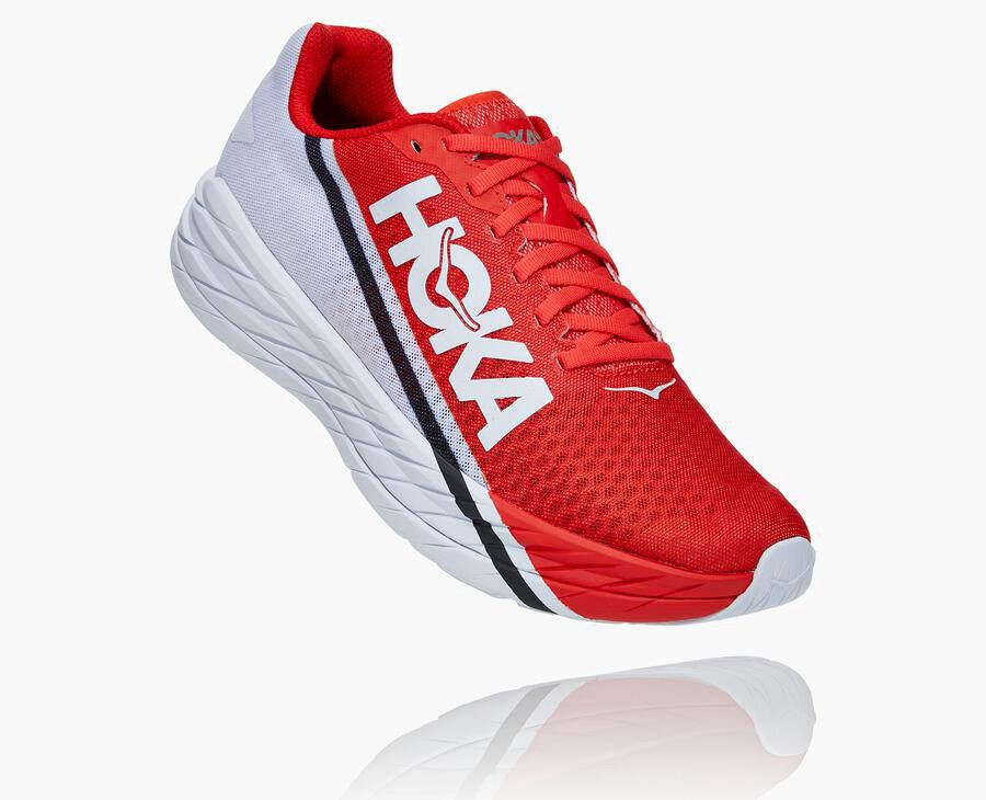 Zapatillas Running Hoka One One Hombre - Rocket X - Rojas/Blancas - OEU495128